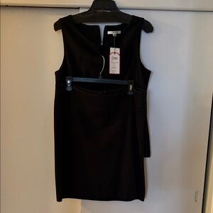 SOLD CAbi Black Mini Dress